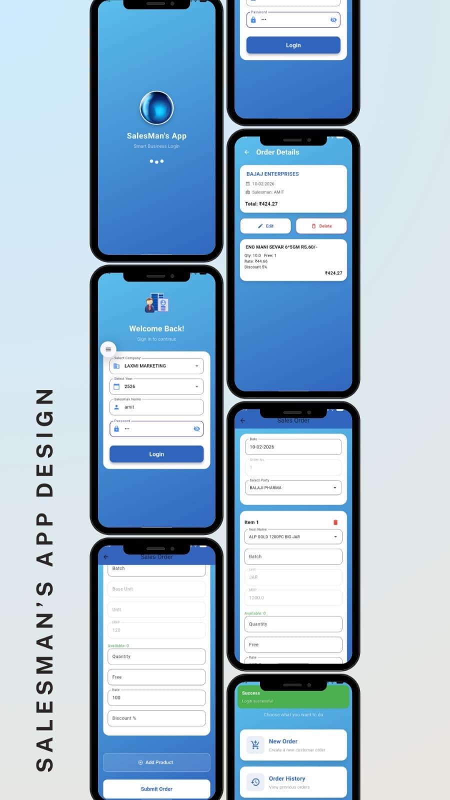 SalesMan App – Ample